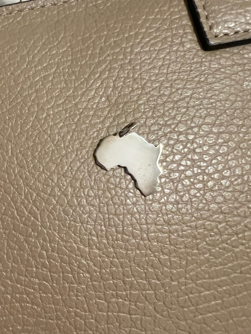 Silver Africa Charm
